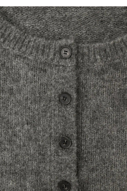 Standard Fit Wide Neck Cardigan