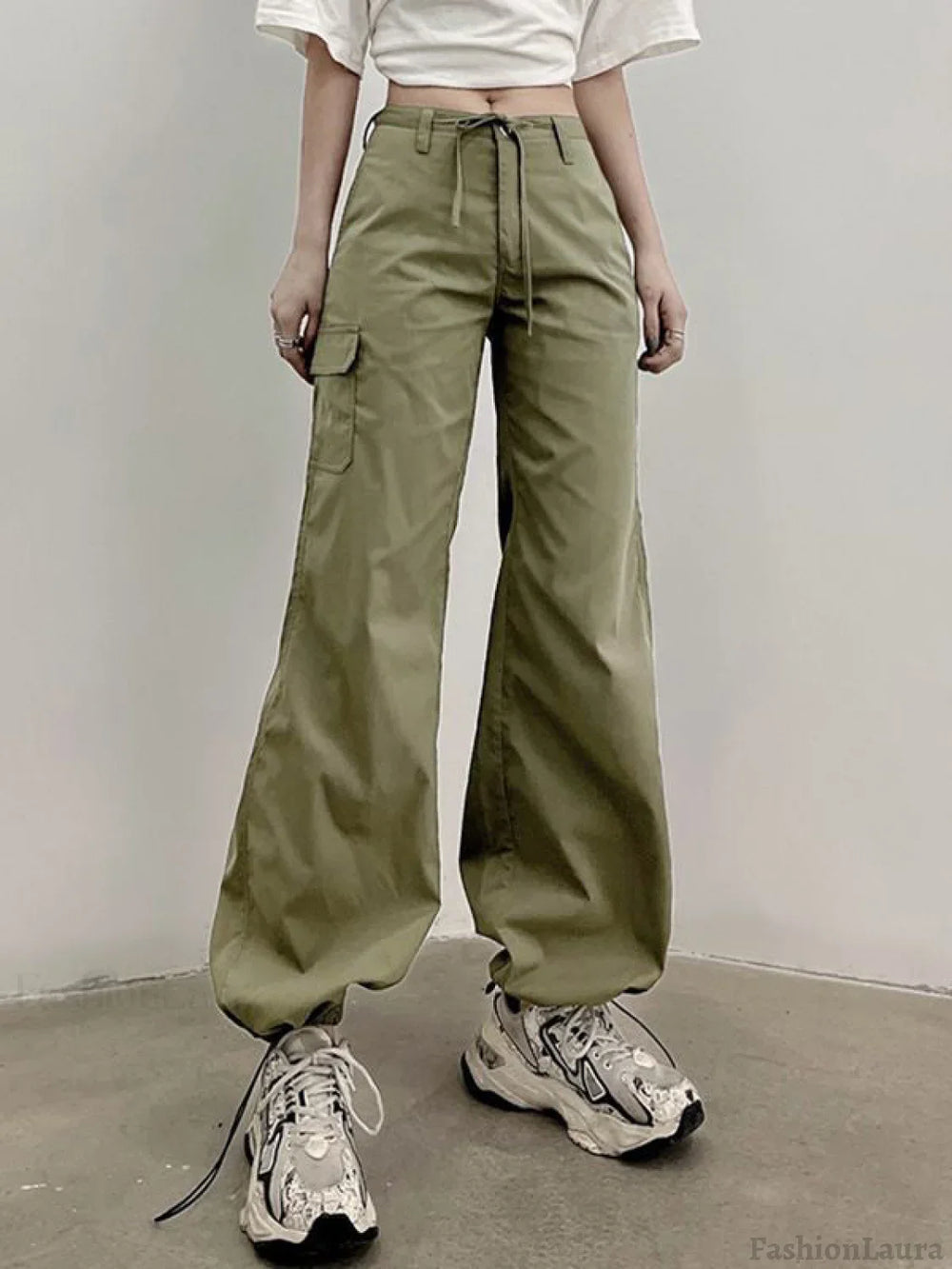 Straight Leg Pocket Cargo Pants Cargo Pants