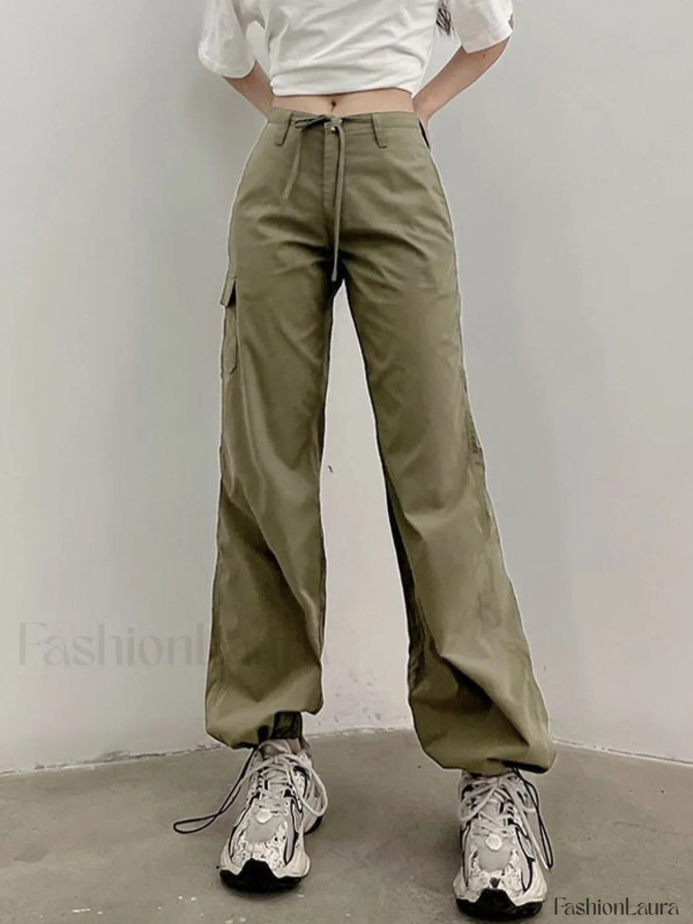 Straight Leg Pocket Cargo Pants Cargo Pants