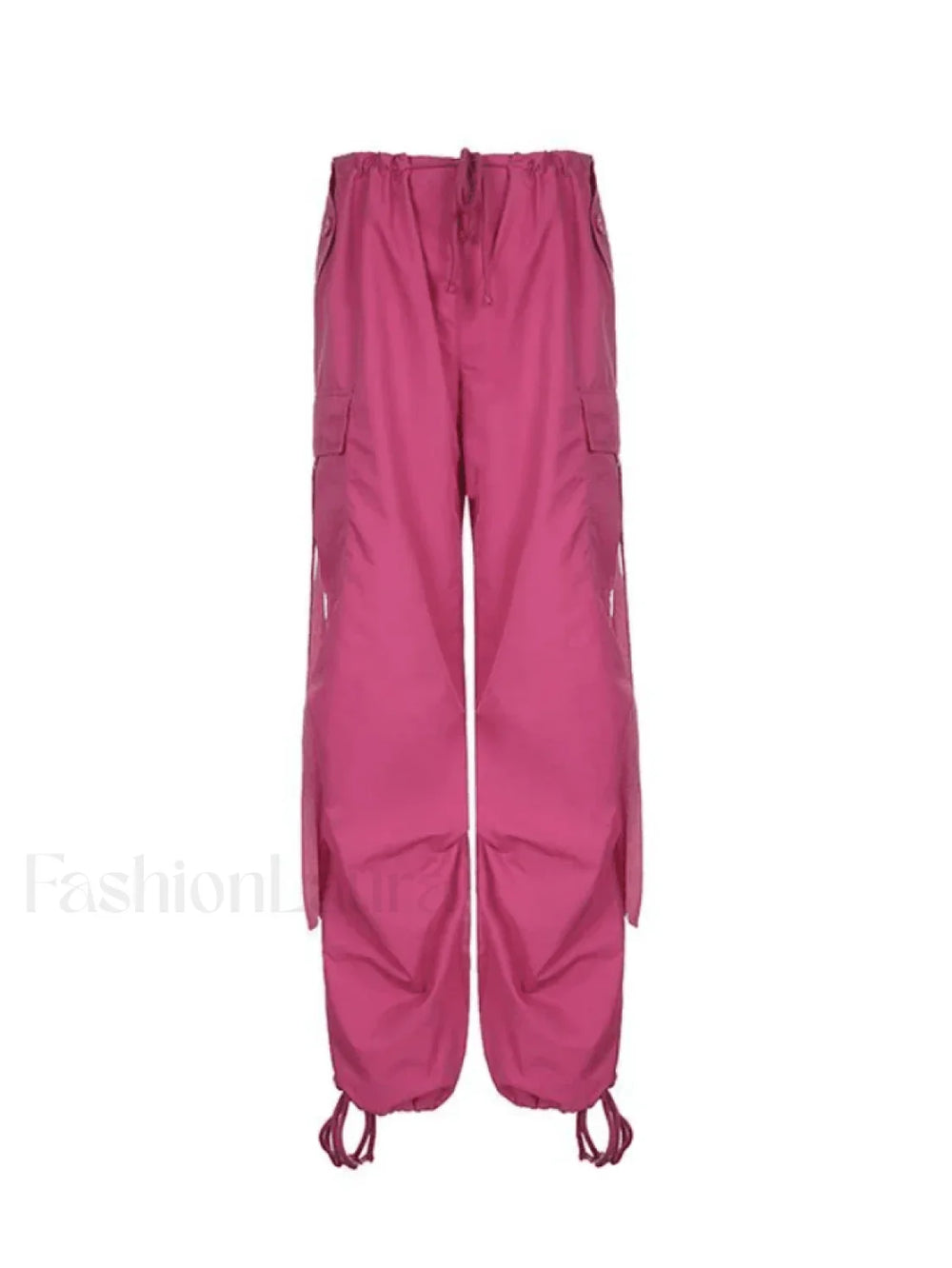 Strap Detail Y2K Cargo Pants Pants