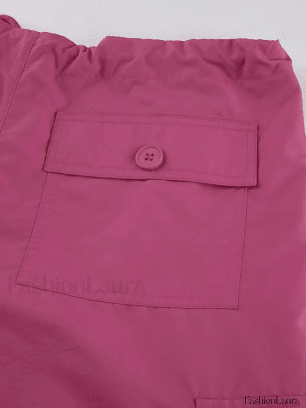 Strap Detail Y2K Cargo Pants Pants