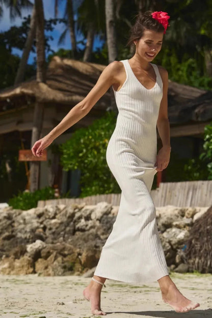 Strapless Knit Bodycon Work Dress