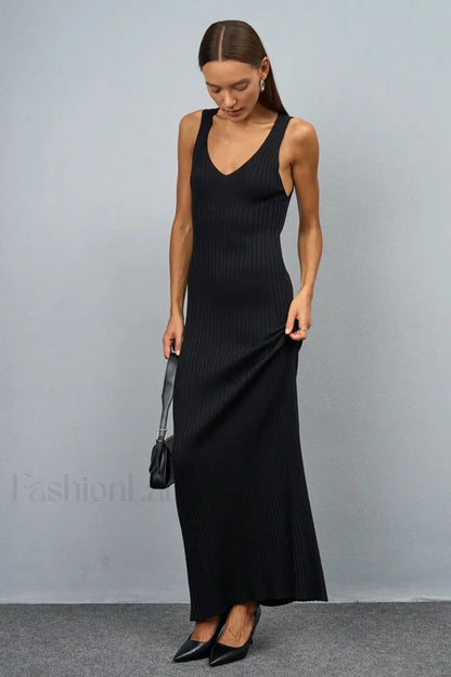 Strapless Knit Bodycon Work Dress