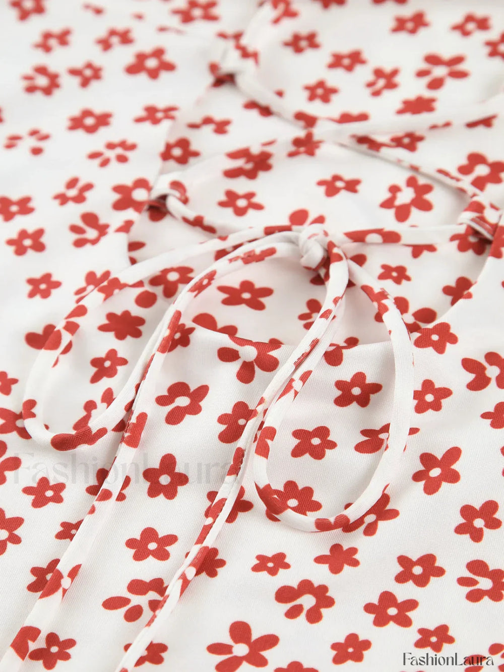 Strappy Floral Print Crisscross Flowy Long Sundress Dresses