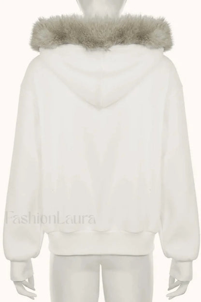 Street Chic Zipper Hoodie