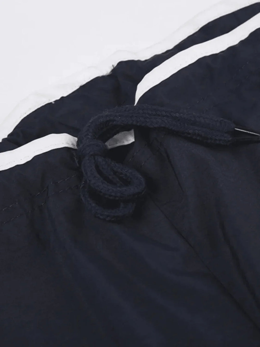 Street Ribbon Contrast Color Wide Leg Pants Pants