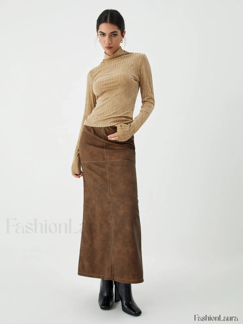 Striped Long Graceful Sleeve Shirt T Shirts