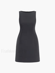 Suiting Sleeveless Short Dress Dresses