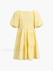 Sunshine Zippered Plunge Trendy Skater Short Dress Dresses