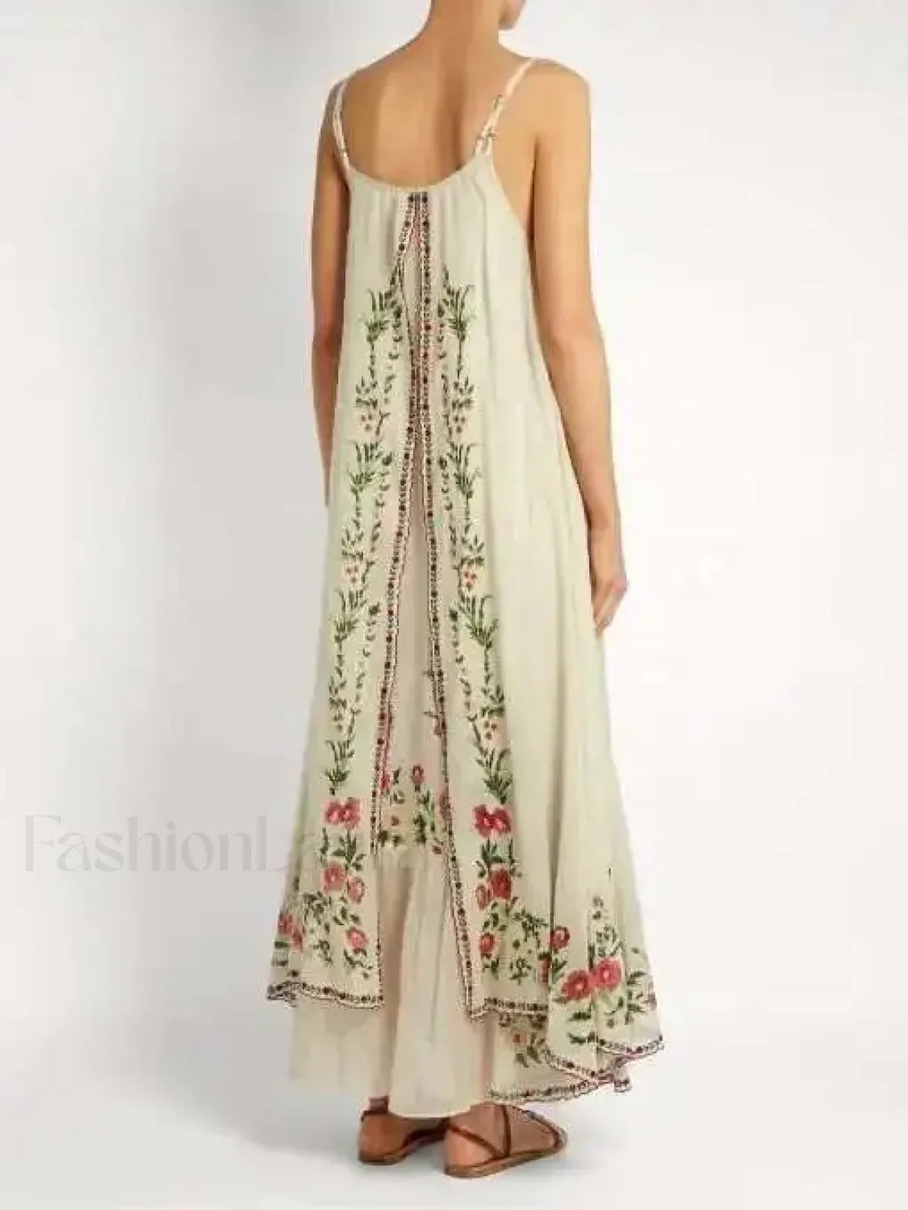 Suspended Bra Strap Boho Dress