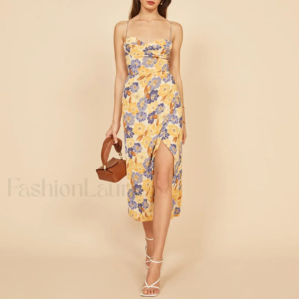 Sweetheart Lace Floral Dress color 8 / S