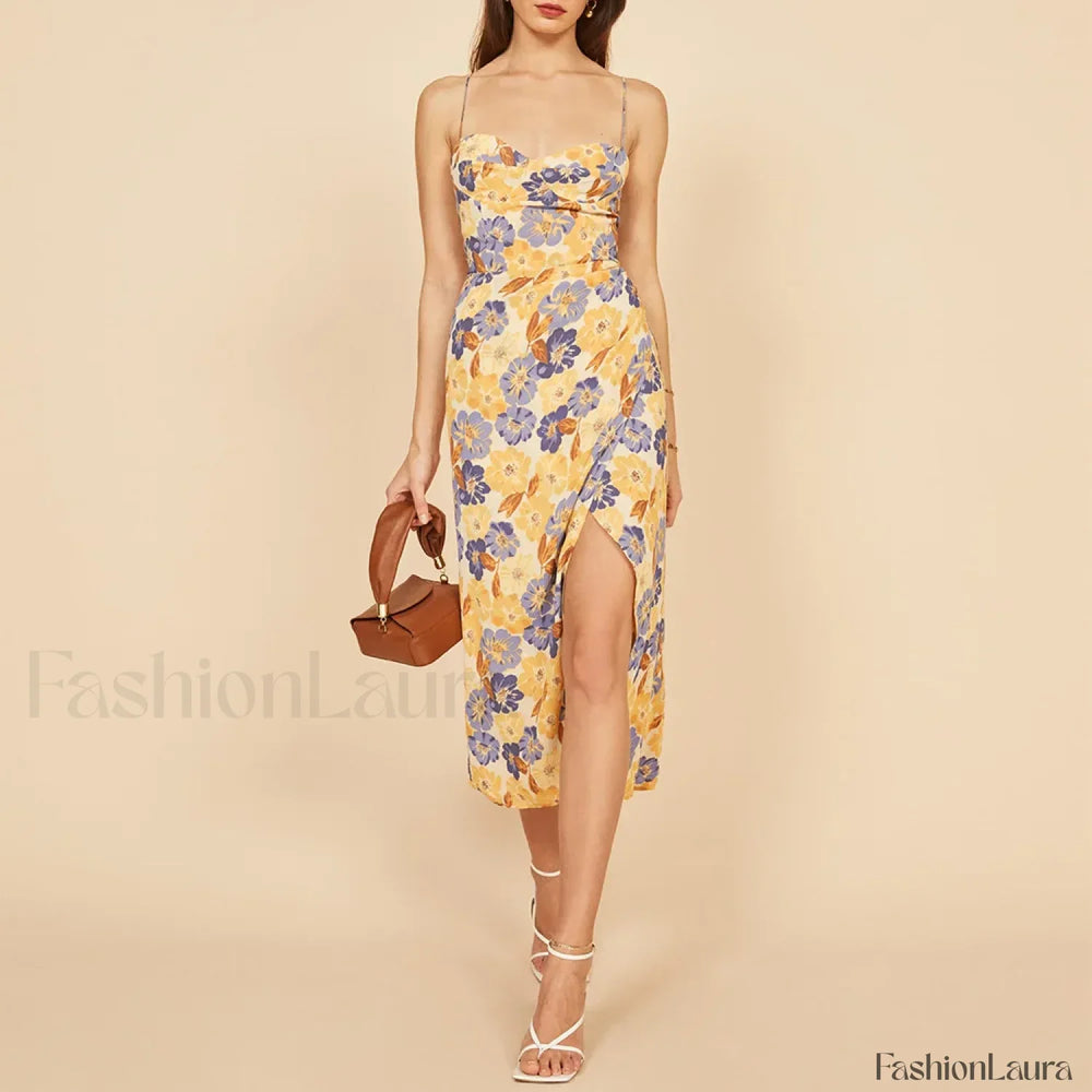 Sweetheart Lace Floral Dress color 8 / S