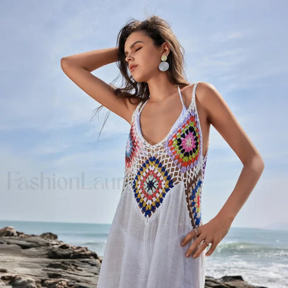 Tencel Slub Long Sleeve Cover Up WHITE / One Size