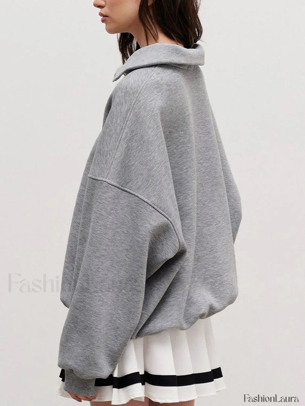 The Way To Trendy Go Zippered Sweatshirt Sweatshirts