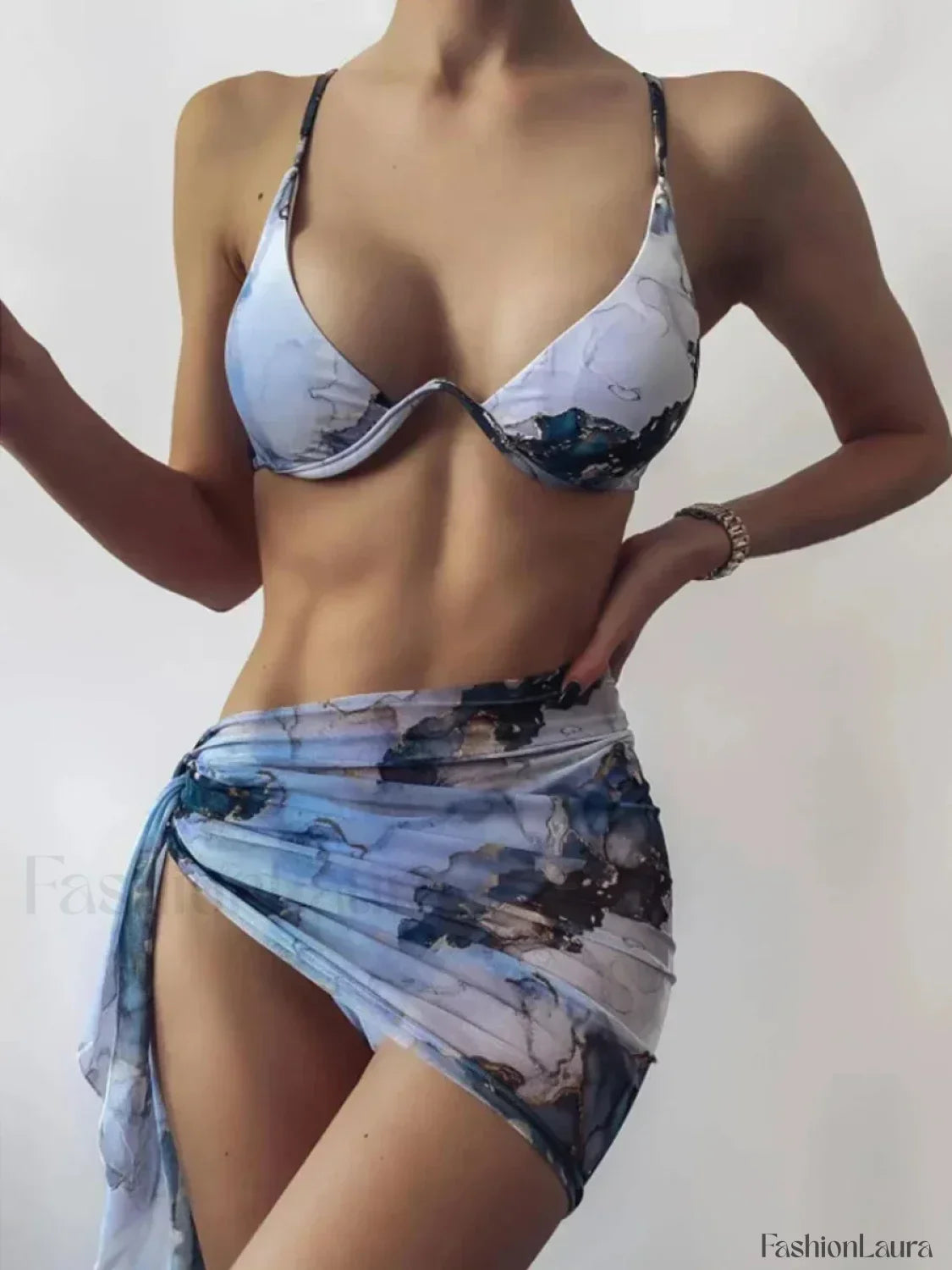 Tie Dye Shoulder Strap Three Piece Set S7Black / S