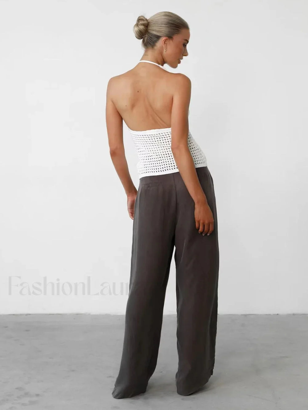 Tie Knot Graceful Knit Tank Top Tank Tops & Camis