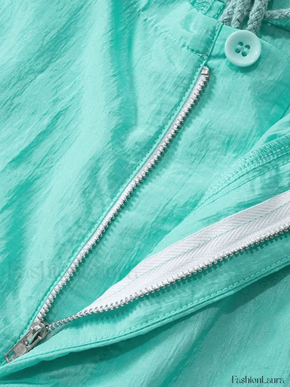 Tie Strap Baggy Parachute Cargo Pants Pants