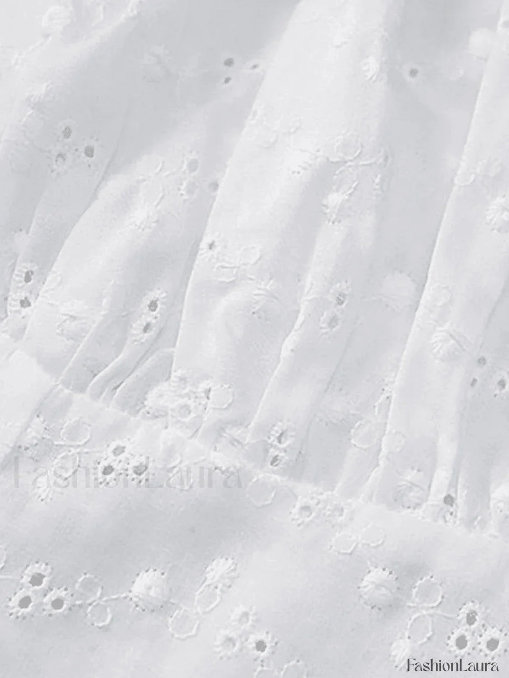 Tie Strap Broderie Lace Corset Top Tops&Tees