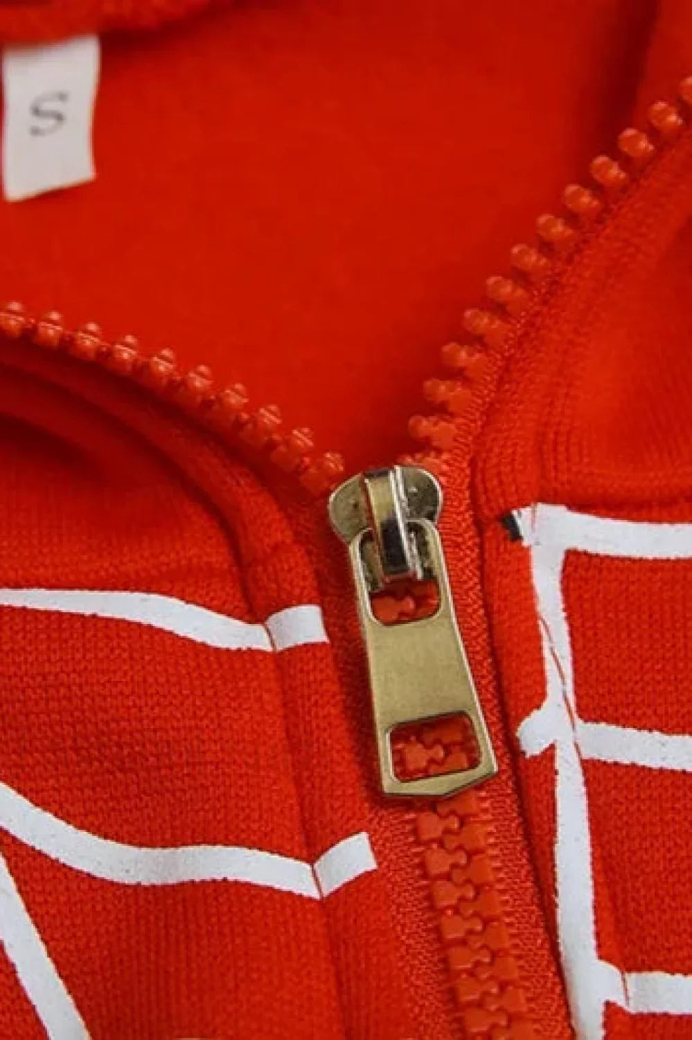 Trendy Spider Web Zipper Hoodie