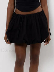Tutu Loose Fit Mini Skirt BLACK / S