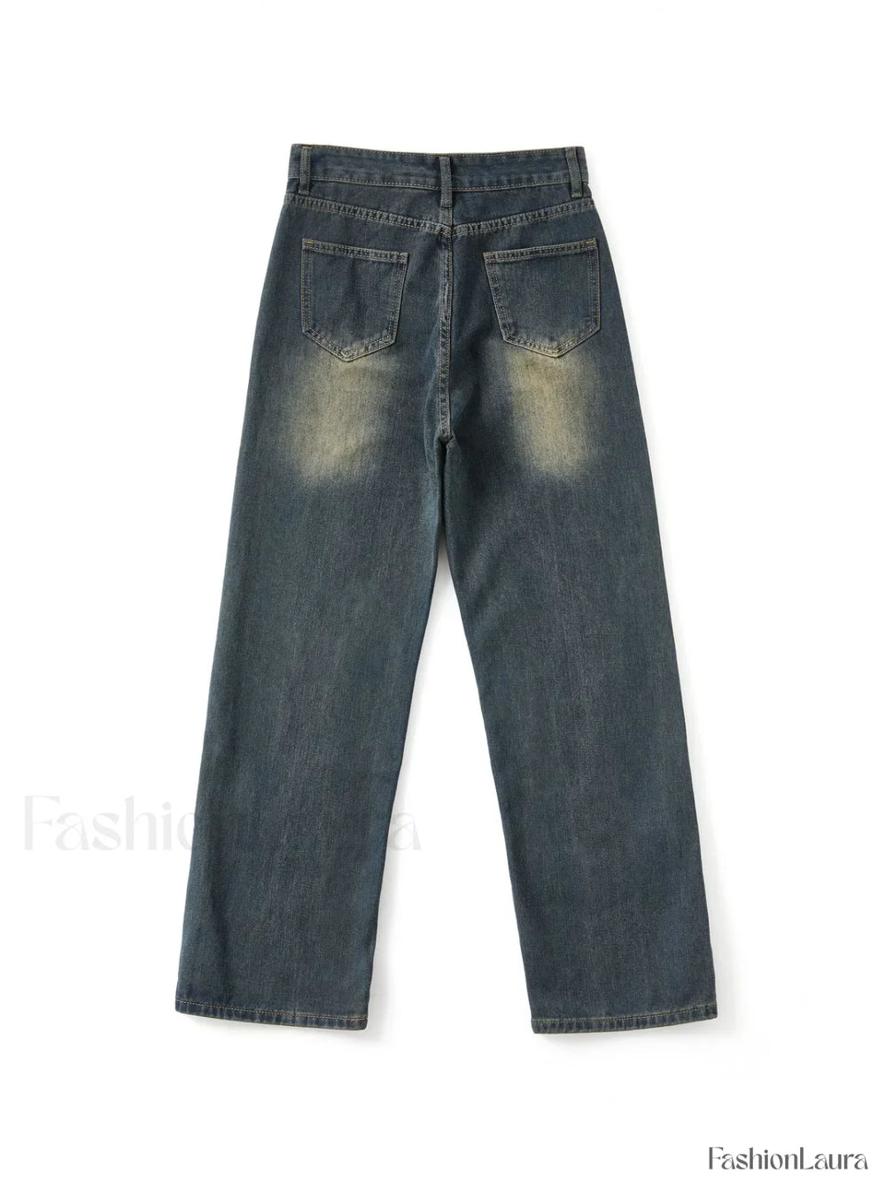 Vintage Blue Wash Boyfriend Jeans Boyfriend Jeans