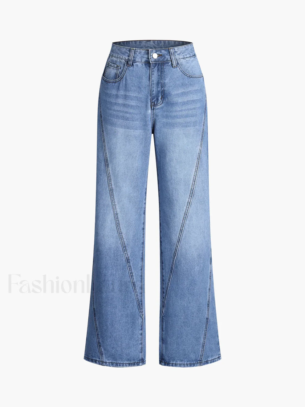 Vintage Denim Straight Leg Pants Jeans