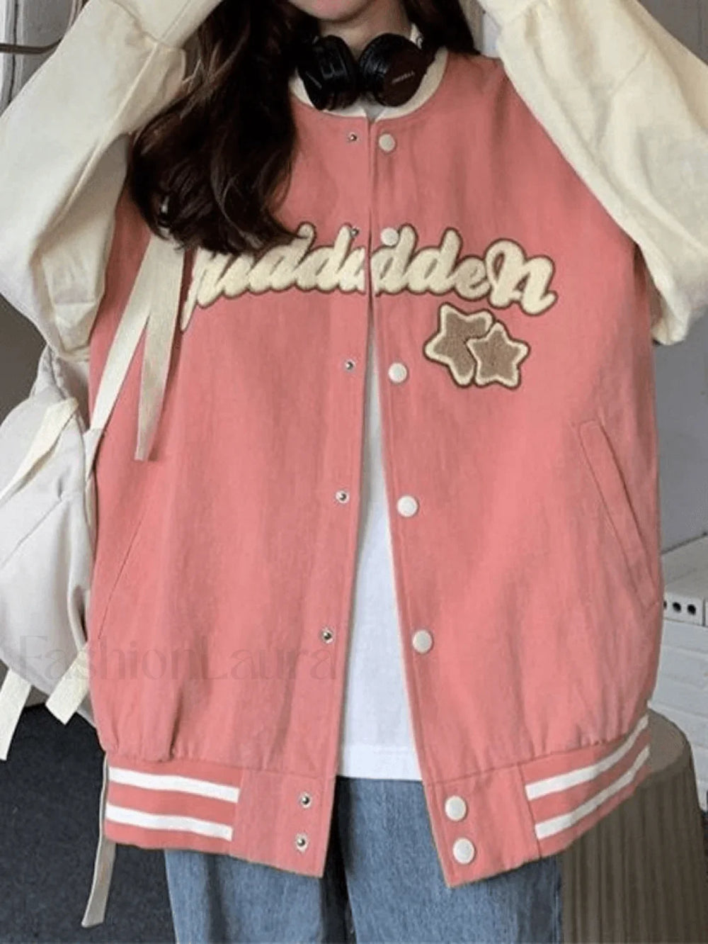 Vintage Embroidery Varsity Jacket Jackets
