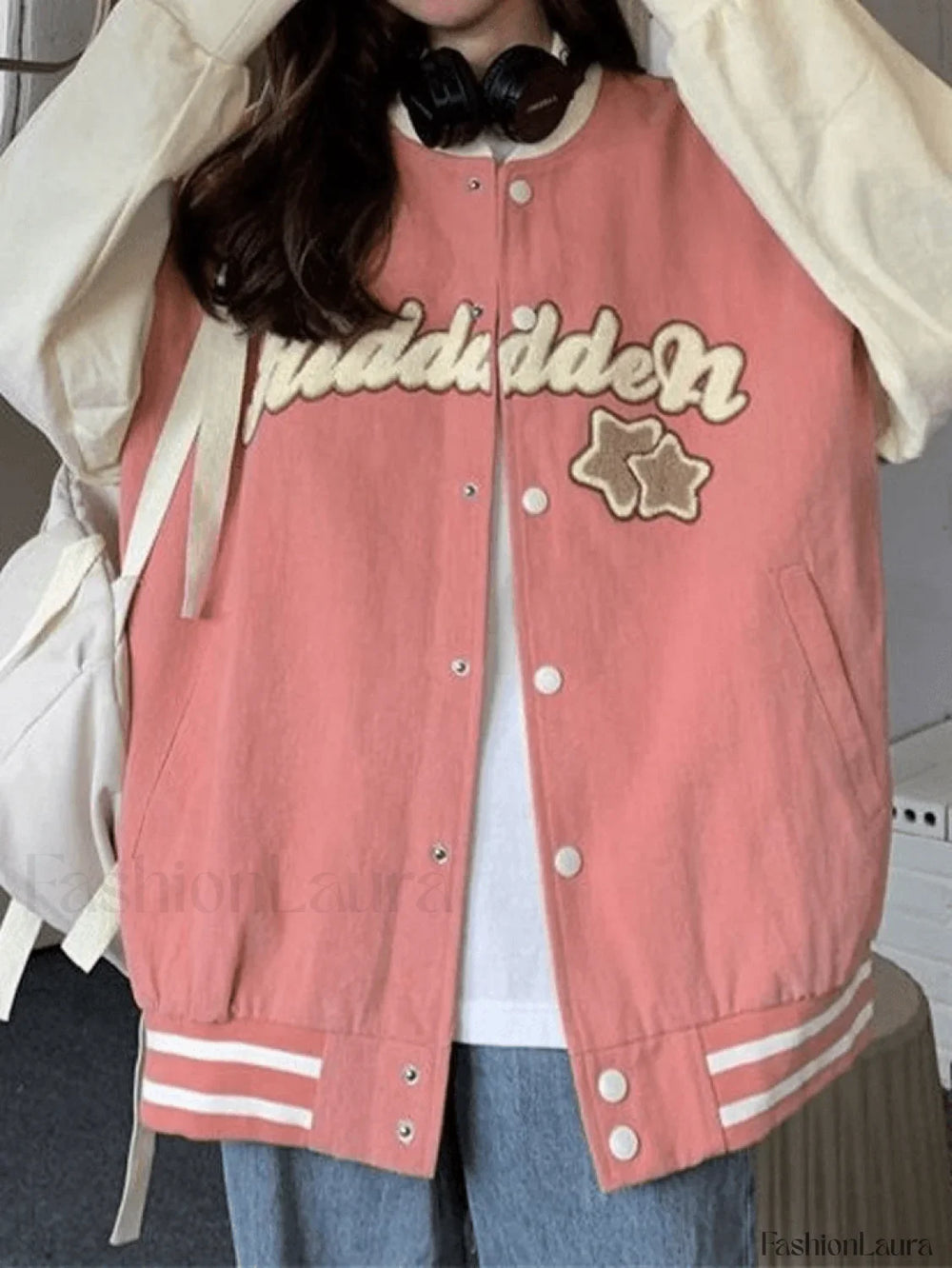 Vintage Embroidery Varsity Jacket Jackets