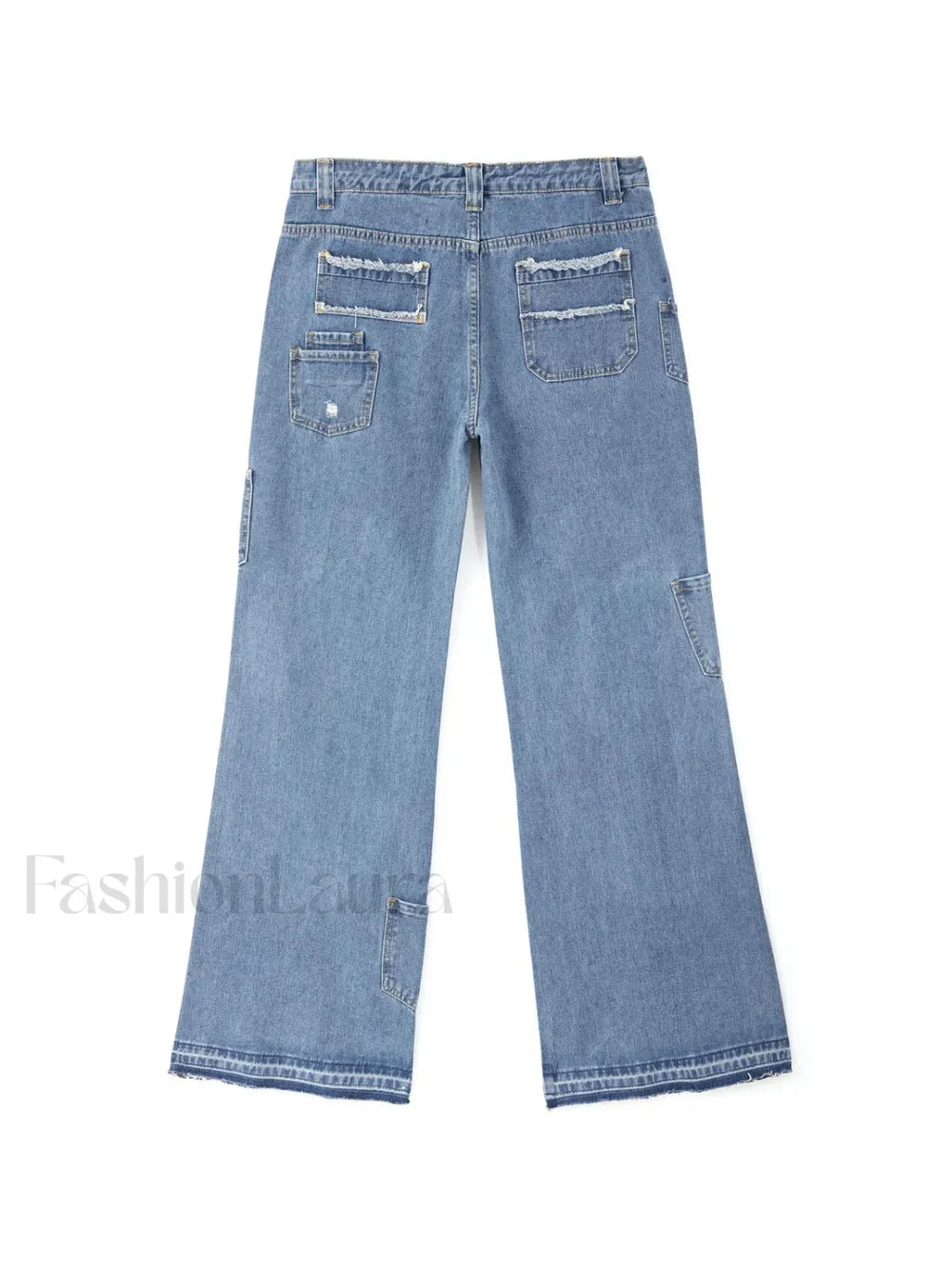 Vintage Star Distressed Cargo Jeans Cargo Jeans