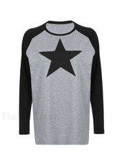 Vintage Star Y2K Long Sleeve Tee Tops&Tees