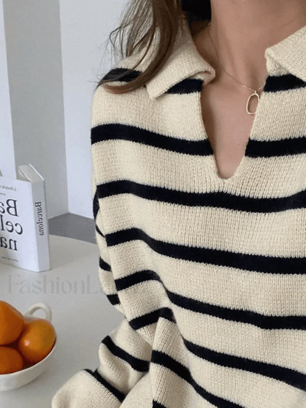 Vintage Striped Pullover Sweater Sweaters