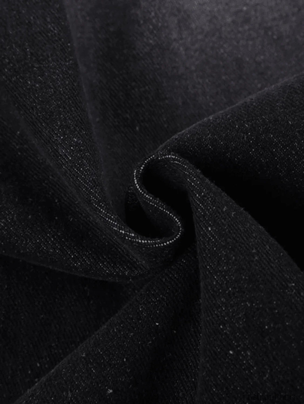 Washed Contrast Waist Pleated Relaxed Leg Boyfriend Jeans Jeans