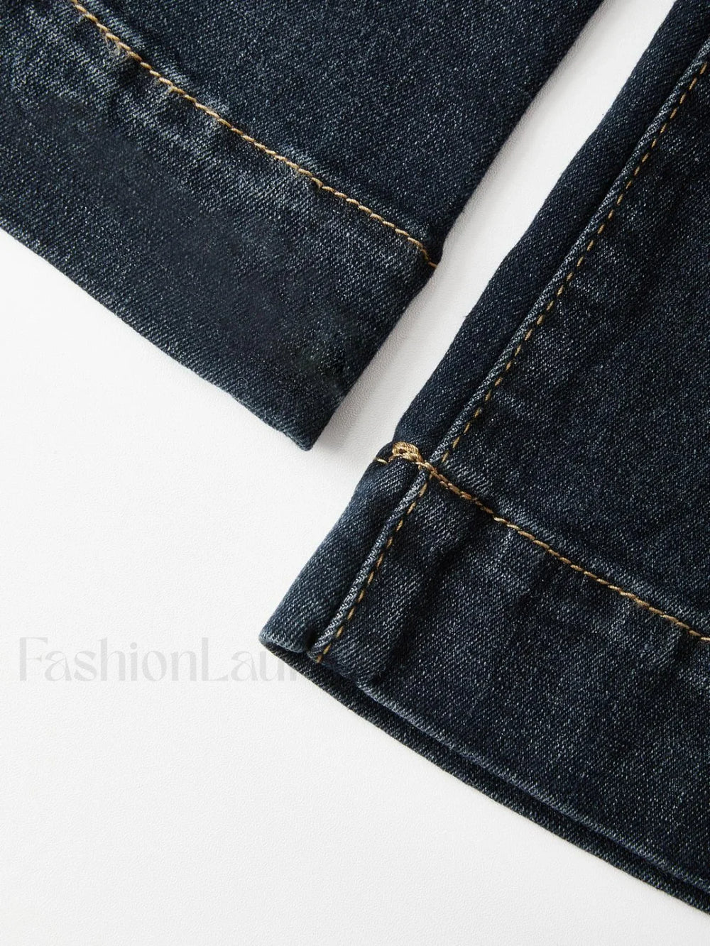 Washed Low Waist Flare Jeans Flare Jeans