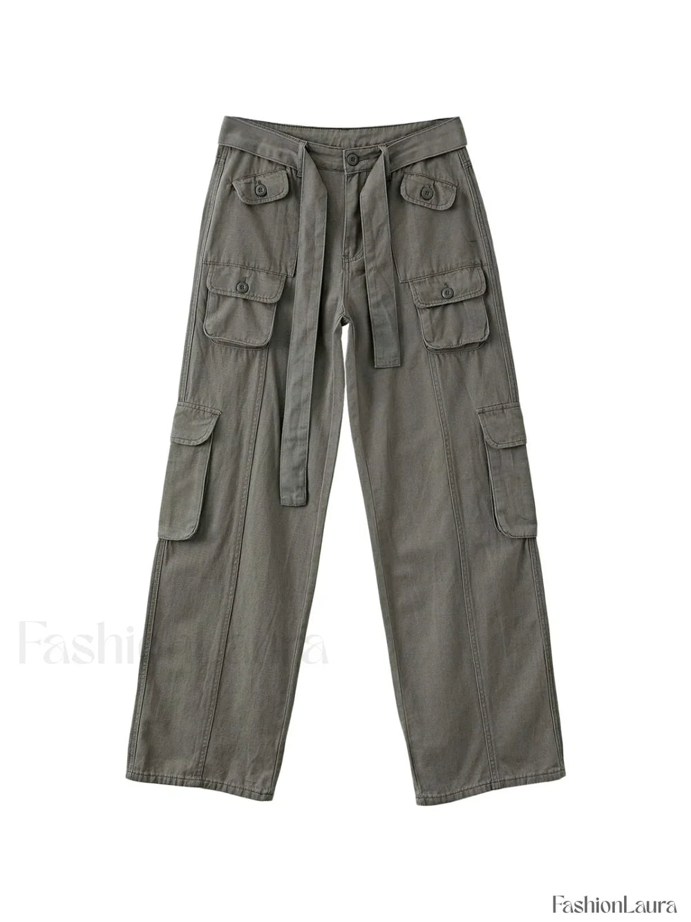 Washed Pocket Patched Cargo Jeans Cargo Jeans