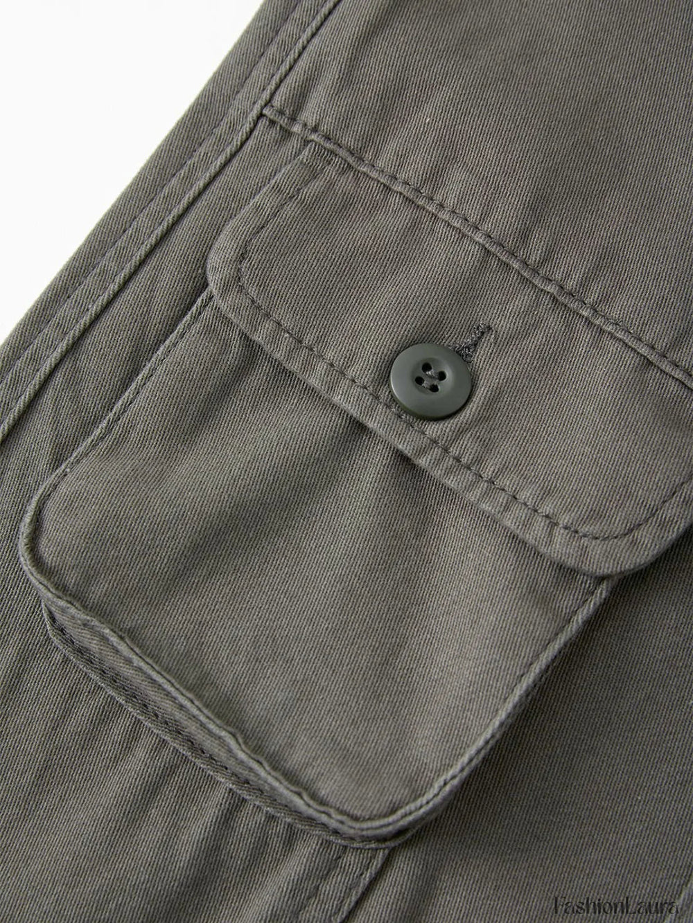 Washed Pocket Patched Cargo Jeans Cargo Jeans