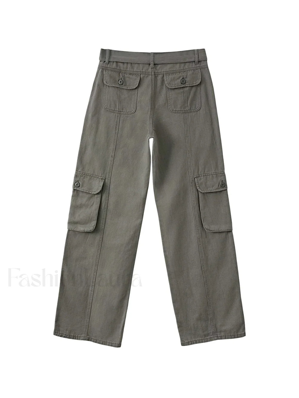 Washed Pocket Patched Cargo Jeans Cargo Jeans