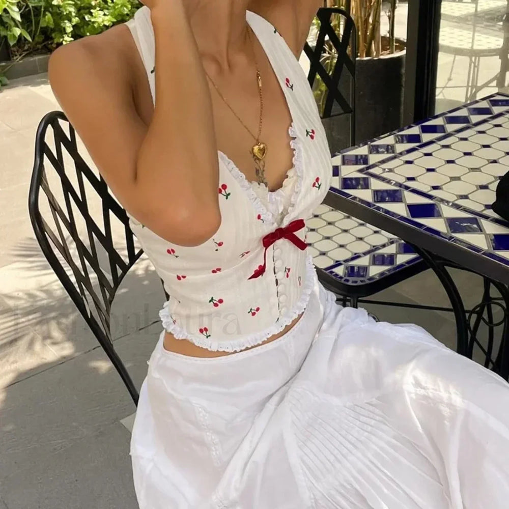 WhereMery Korean Fashion Halter Camis Tank Top