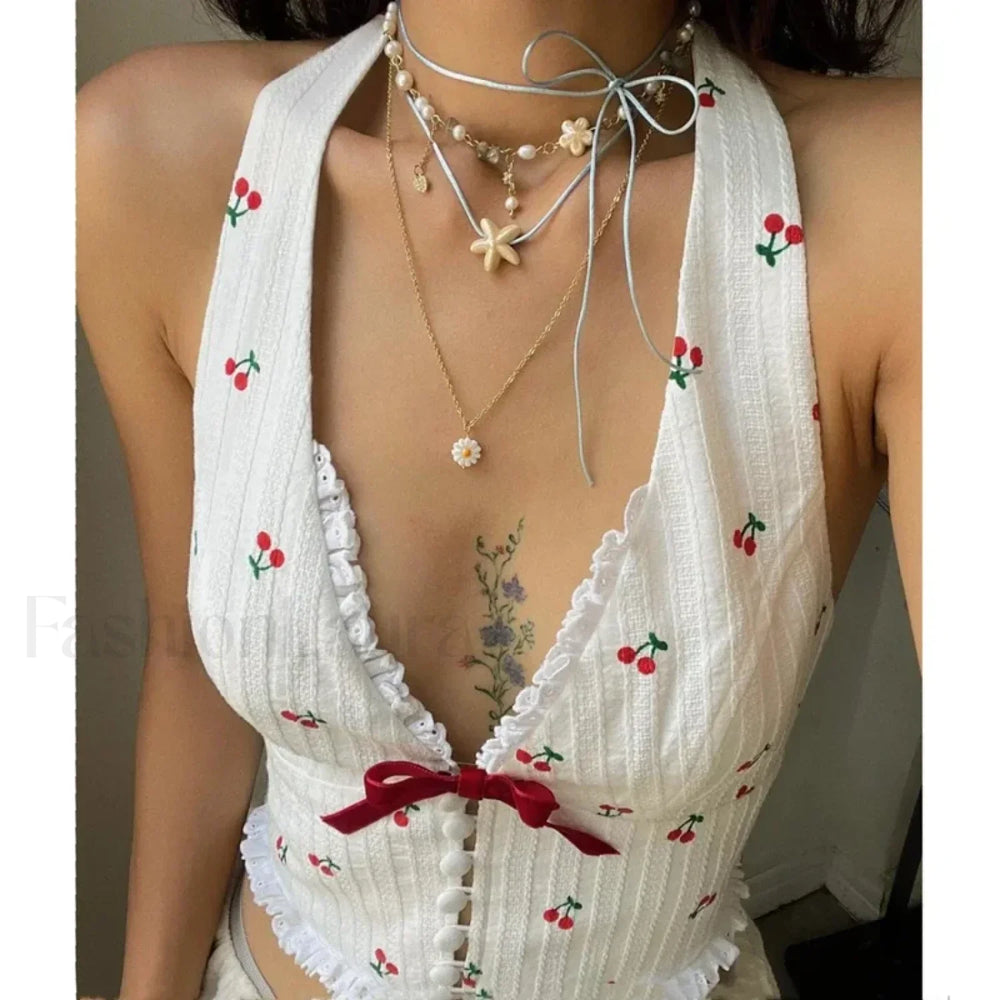WhereMery Korean Fashion Halter Camis Tank Top