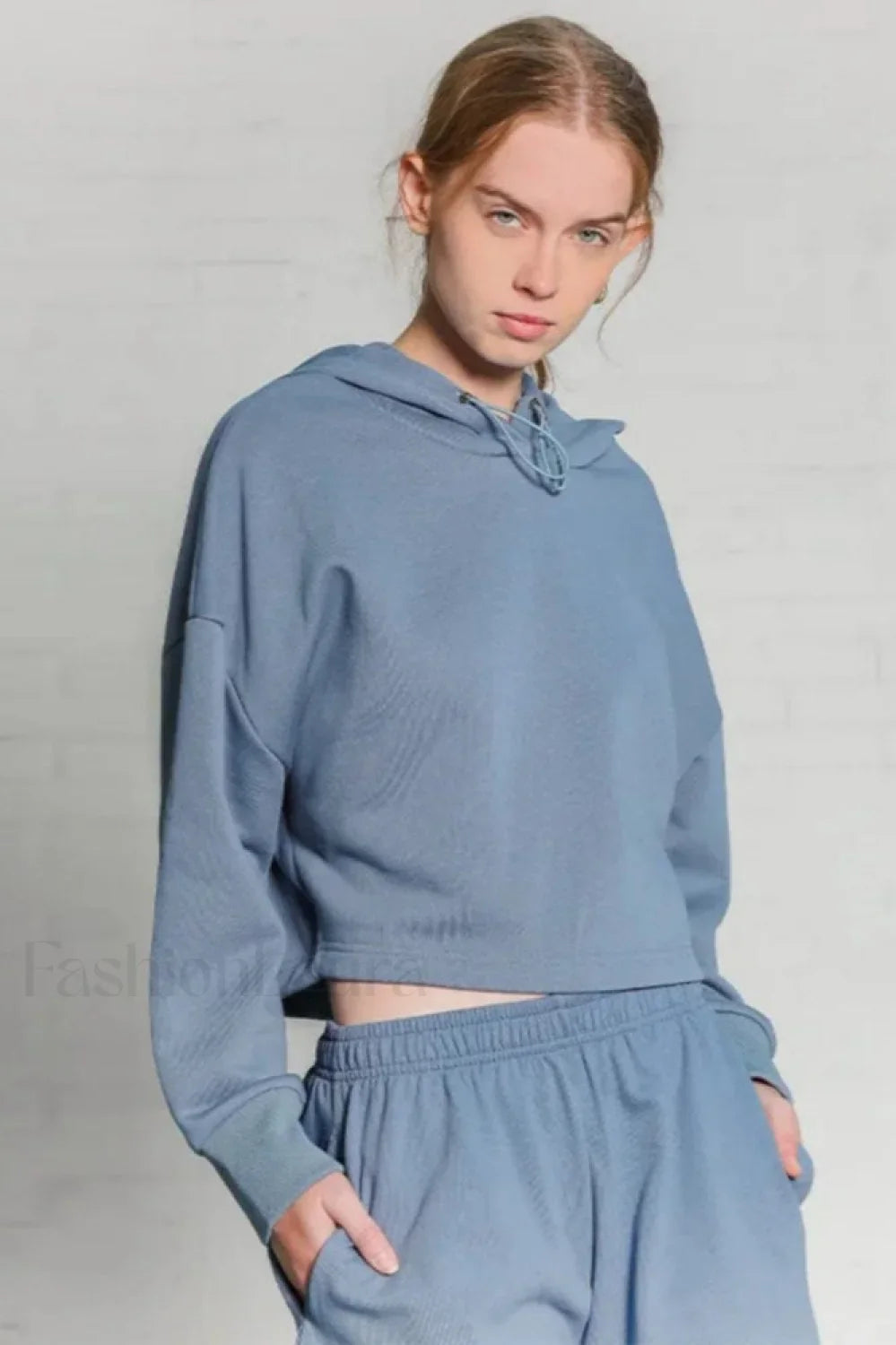 Women’s Oversized Long Sleeve Hoodie Blue / S