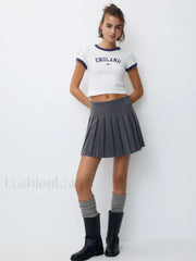 Y2k Gothic Harajuku Baby Tee 90s Letter Print T Shirt