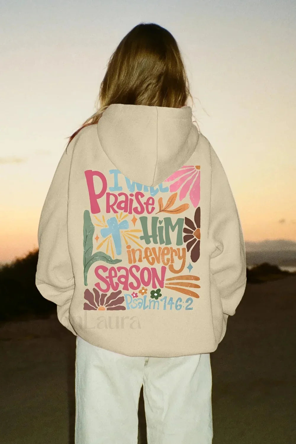 Y2K Hip Hop Pocket Hooded Hoodie Beige / S