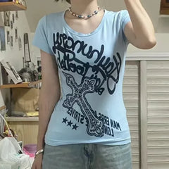 Y2K Hottie Harajuku Style T Shirt