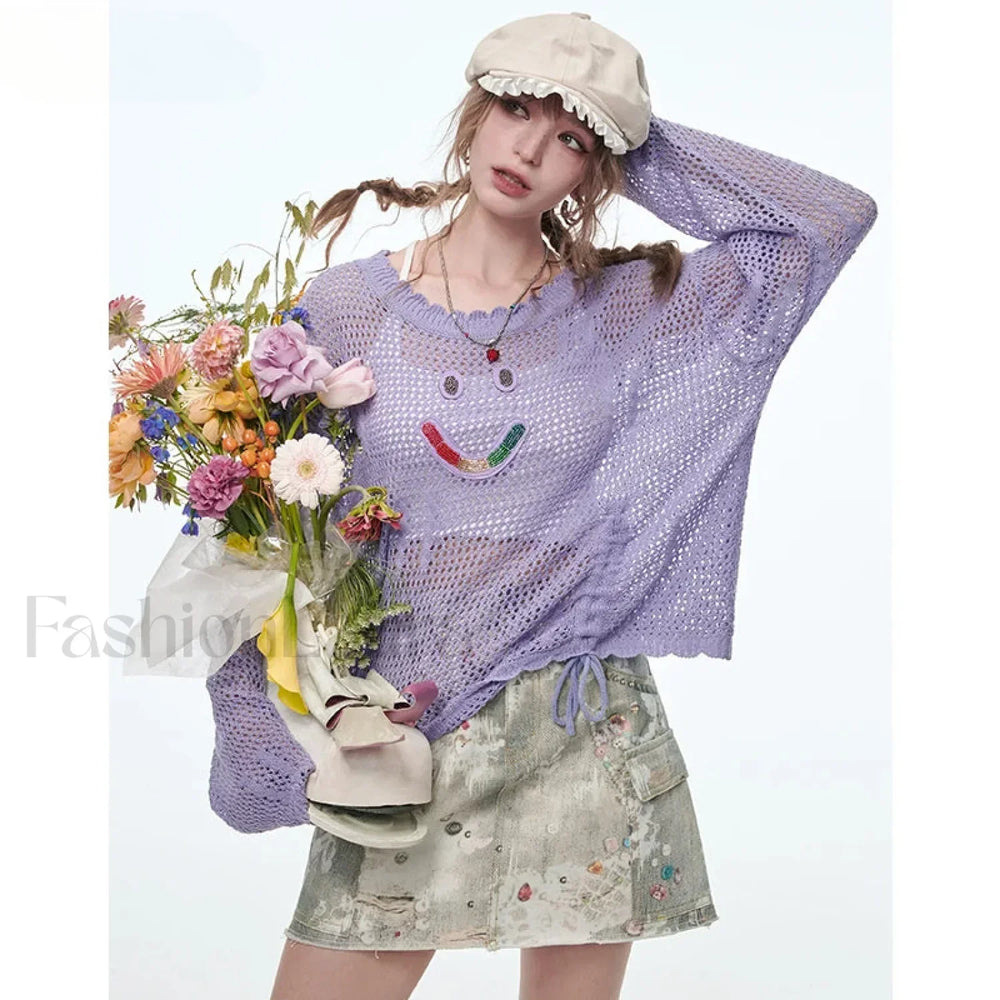 Y2K Ripped Pocket A Line Skirt